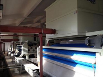 Filtro prensa de correia com tambor rotativo para espessamento-desaguamento – série HTB