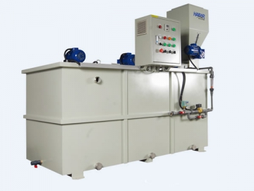 Preparador de polímero de sistema contínuo com 2 tanques – série HPL2