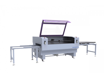 Máquina de corte a laser CO2 de uma cabeça com mesa cambiável 1200×600mm, CMA1200-H