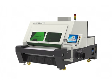 Máquina de corte a laser CO2 de cabeça dupla assíncrona 1550x1150mm, CMA1612C-DF-FA