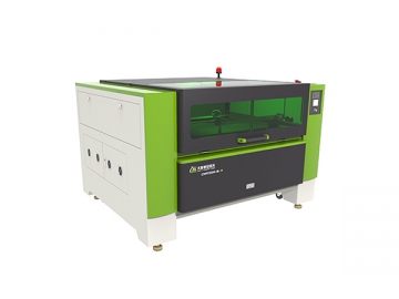 Máquinas de corte a laser CO2 com sistema de alimentação automático e posicionamento de câmera de formato grande	1650×950mm, CMA1810-FVET-C