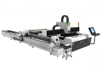 Máquina de corte a laser de fibra para tubos e chapas CMA1530C-G-D
