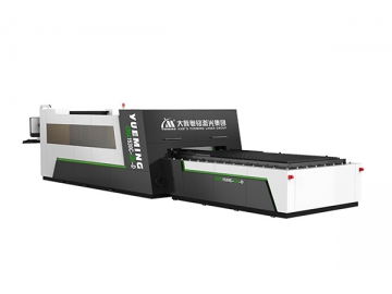 Máquina de corte a laser de fibra de alta potência 3000×1500mm com tampa de proteção CMA1530C-GH-D