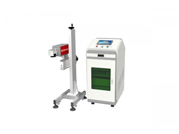 Máquina de marcação a laser UV para linha de montagem automatizada 15W, MUV15-A-A