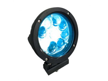 Holofote com 9 LEDs de segurança azul para empilhadeira
