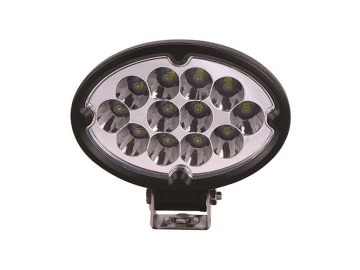 Farol auxiliar de LED oval com refletor 36W