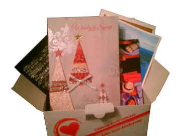 Impressão de postais de natal
