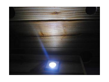 Luminária LED quadrada embutida para deck SC-F107