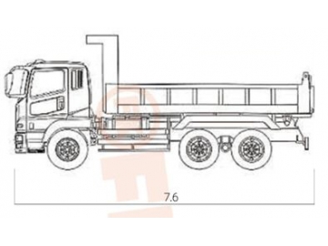 Camião basculante, FK6-160T