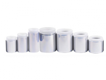Potes de Plástico (PEAD) Cromados em Quartzo Refletor / Perolado RC001i