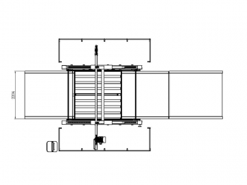 Linha de corte de espuma CNC horizontal por contorno GHL4