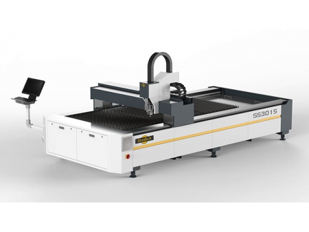 Máquina de corte a laser de fibra de mesa grande CNC