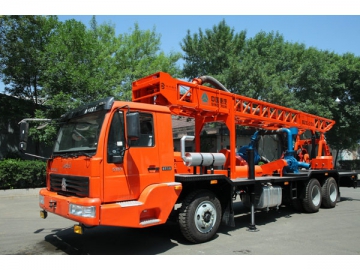 Máquina para perfuração de poços montada sobre caminhão (Circulação reversa e direcional) BZC-350A
