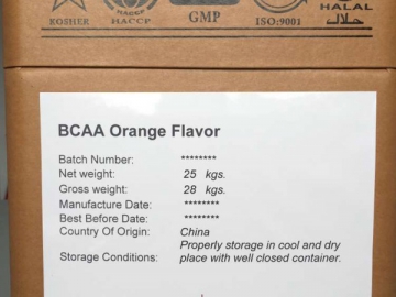 BCAA com sabor a laranja