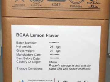 BCAA com sabor a limão