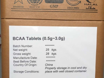 BCAA em tabletes (0.5g-3.0g)