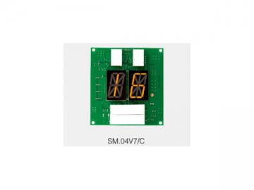 Placa indicadora/ Placa de chamada LED serial para elevador