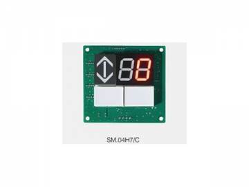 Placa indicadora/ Placa de chamada LED serial para elevador