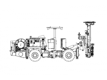 Carreta de Perfuração Hidráulica CYTC76  (para Mineração)