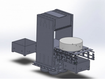 Máquina de moldagem por compressão lateral de placas