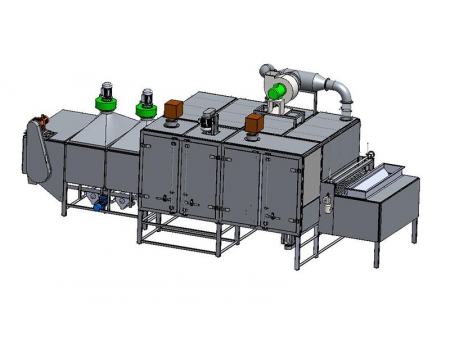 Secador de passagem única