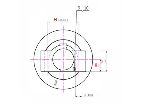Rolete de esteira para escavadeira Caterpillar E390
