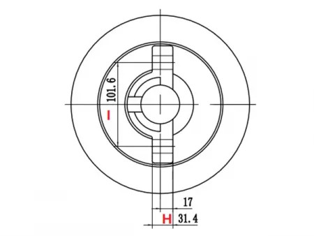 Rolete de esteira para bulldozer Caterpillar D5H