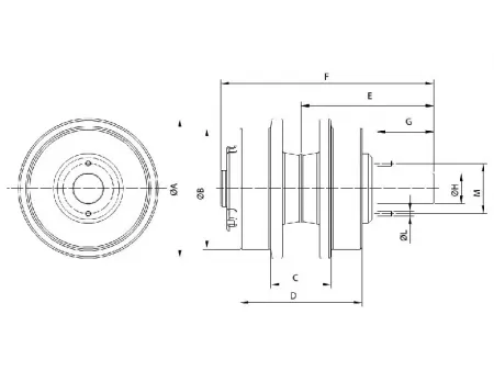 Rolete superior para bulldozer Komatsu D275