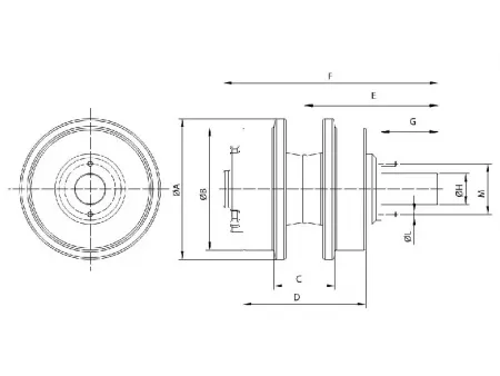 Rolete superior para bulldozer Komatsu D85