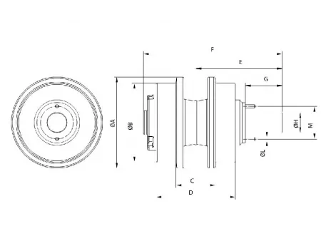 Rolete superior para bulldozer Caterpillar D6M