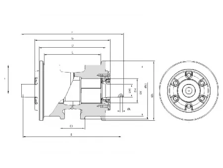 Rolete superior para bulldozer Caterpillar D10T