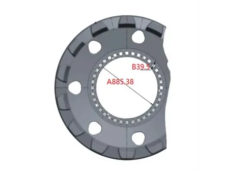 Roda motriz para escavadora Komatsu PC3000
