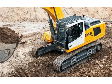 Partes do sistema de rodagem de escavadeiras