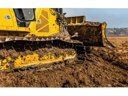 Partes do sistema de rodagem de tratores de esteira