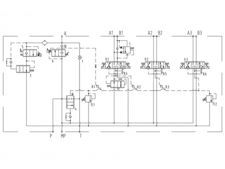 Válvula proporcional (para empilhadeiras)