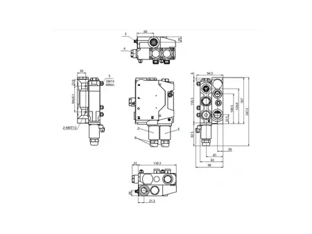 Válvula de elevação eletro hidráulica