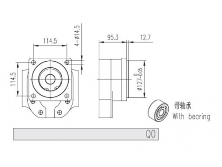 Bomba de engrenagem externa