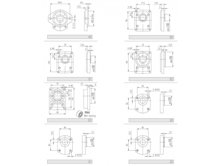 Bomba de engrenagem externa