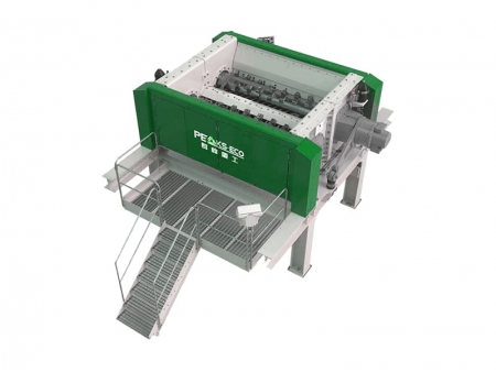 Triturador secundário de eixo duplo