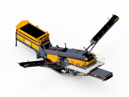 Planta de peneira móvel