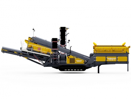 Planta de peneira móvel