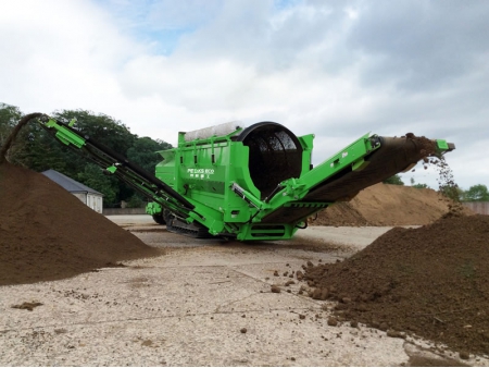 Peneira trommel móvel