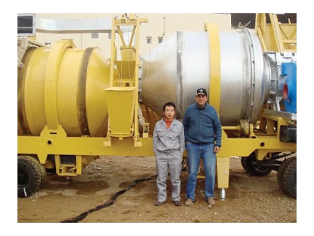 Usina móvel de mistura de asfalto – Série SLB