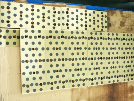 Placa de desgaste de bronze