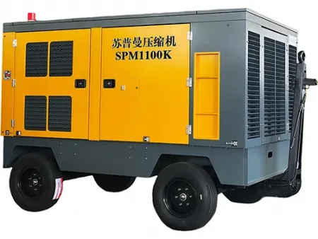 Compressor de ar portátil a diesel tipo parafuso