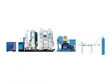 Sistema industrial personalizado de geração de oxigênio