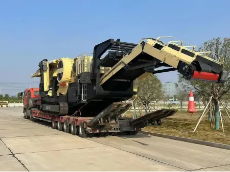 Usinas de britagem móveis de 300 tph em Guangxi