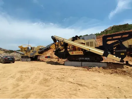 Usinas de britagem móveis de granito de 300 tph em Fujian
