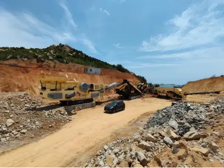 Usinas de britagem móveis de granito de 300 tph em Fujian