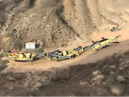 Usinas de britagem móveis de granito de 300 tph em Gansu